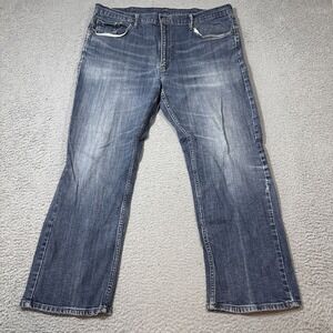 Levi's 559 Men's 42x30 Denim Blue Jeans Relaxed Straight Fit Zip Fly Work
